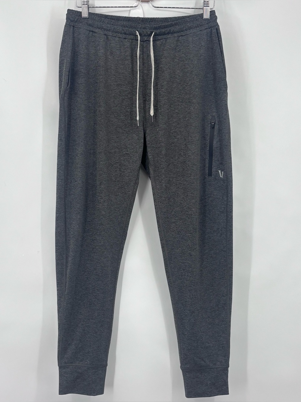 VOURI Sunday men’s heathered Gray Performance Joggers activewear lounge